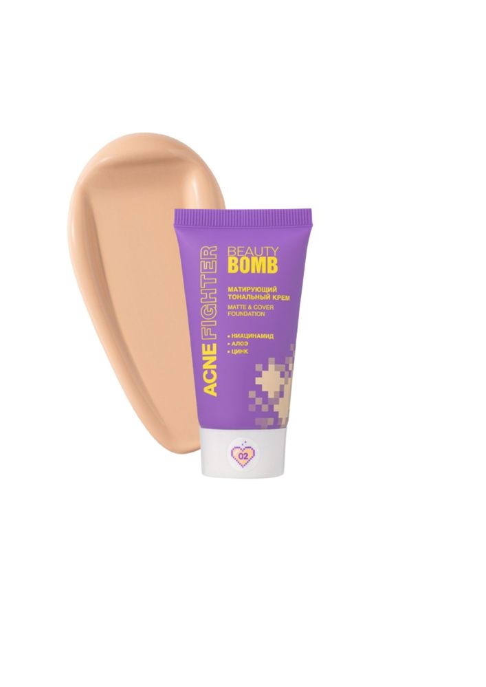 Beauty Bomb - Matte & Cover Foundation "Acne Fighter" - Shade 02 (NEW)_thumbnail_0