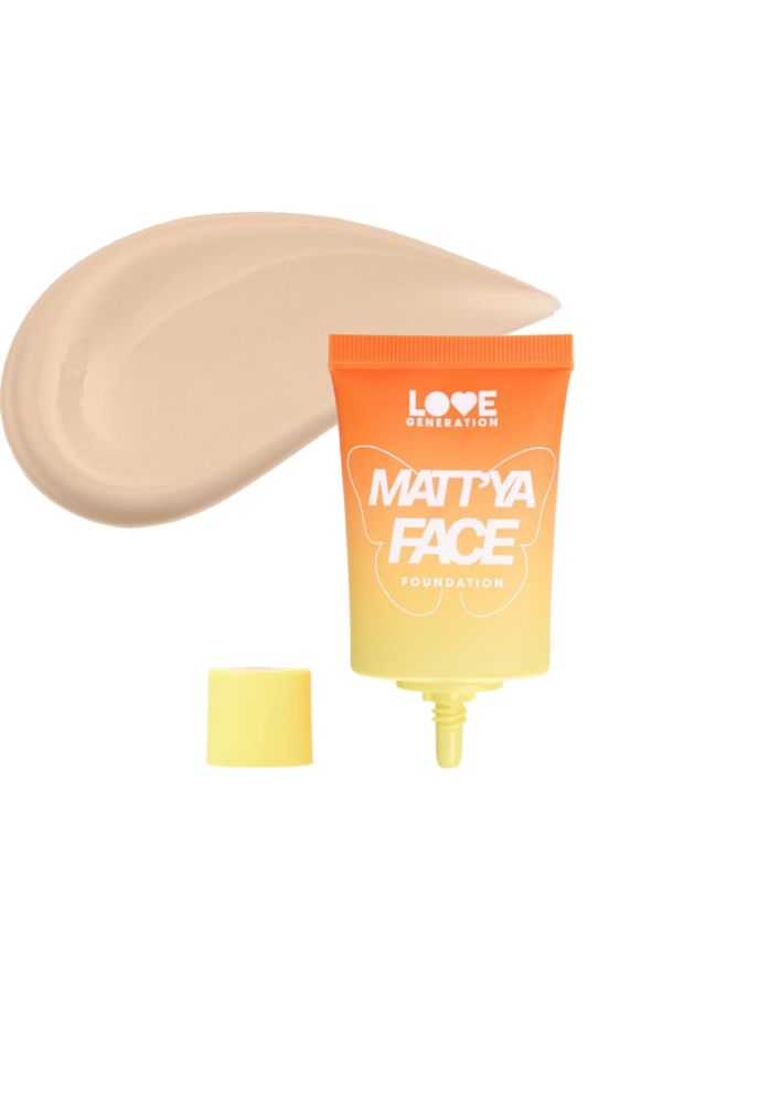 Love Generation - Mattifying Foundation Cream With Matcha Extract - Matt'ya Face - Shade 03_thumbnail_0