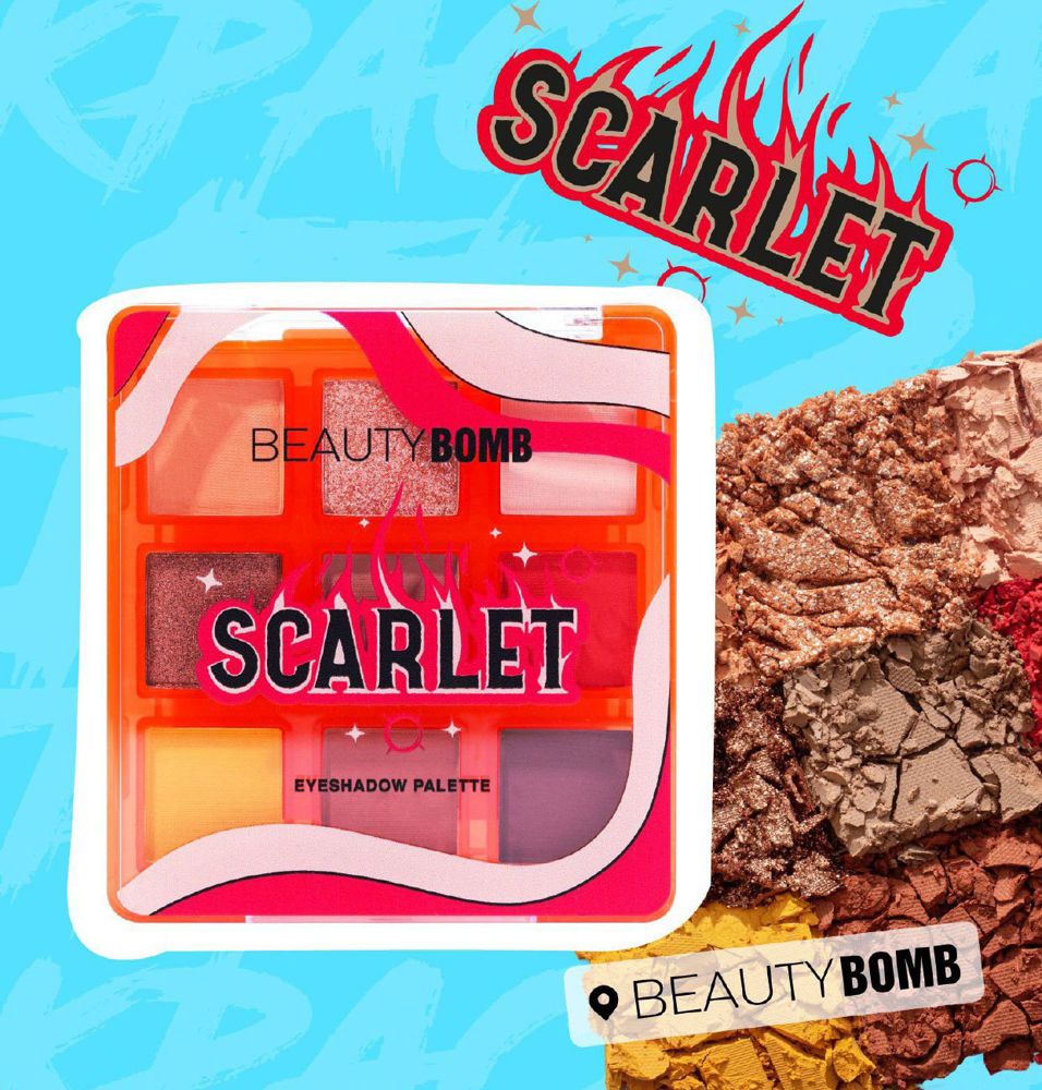 Beauty Bomb - Eyeshadow Palette ""Scarlet""_thumbnail_2