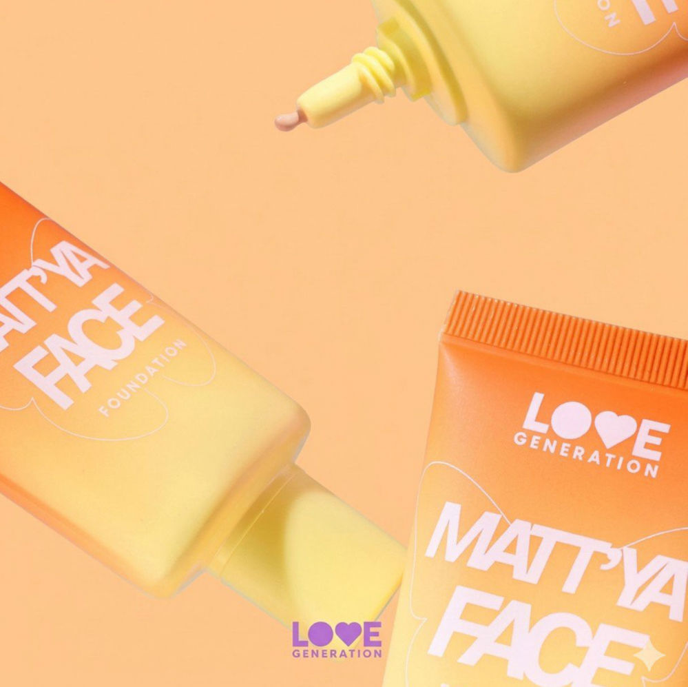 Love Generation - Mattifying Foundation Cream With Matcha Extract - Matt'ya Face - Shade 03_thumbnail_2