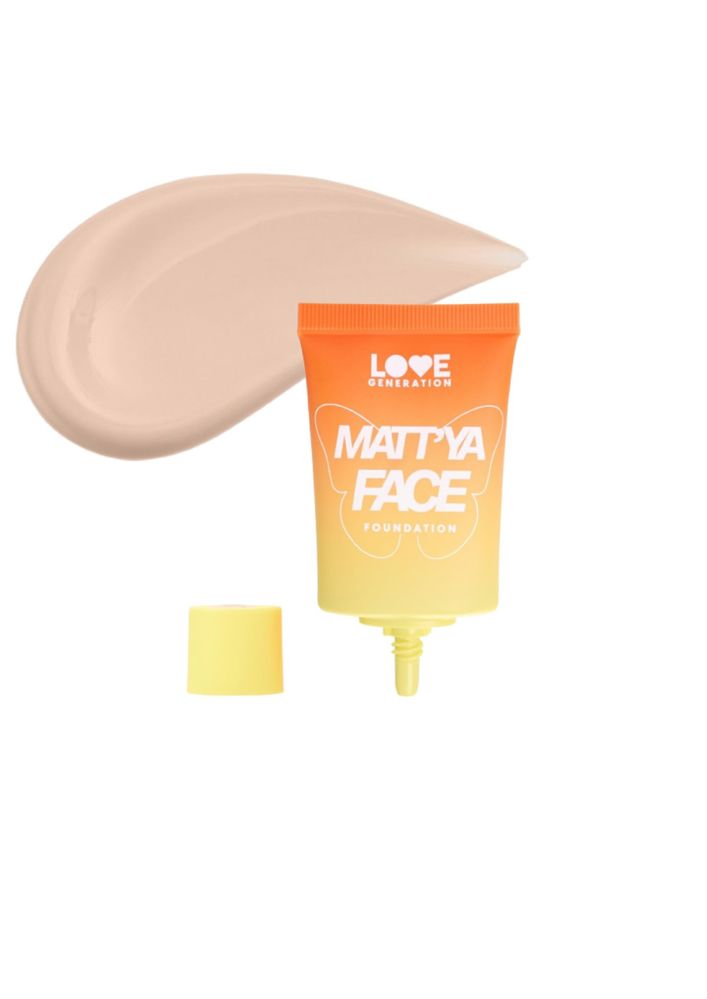 Love Generation - Mattifying Foundation Cream With Matcha Extract - Matt'ya Face - Shade 01_thumbnail_0