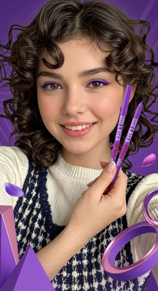 Beauty Bomb - Gel Eyeliner Pencil "Laser Blade" - 04 Violet_thumbnail_1